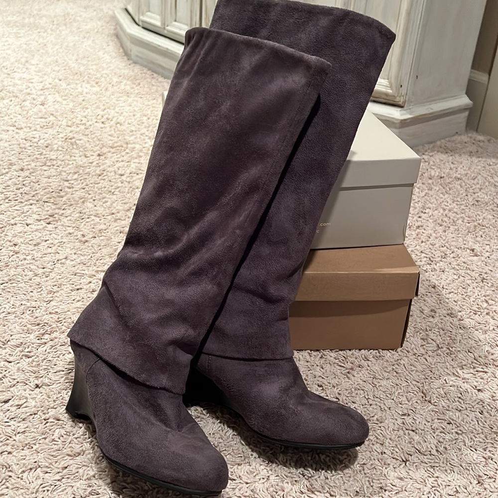 Grey Slouch Boot - Picture 6 of 6